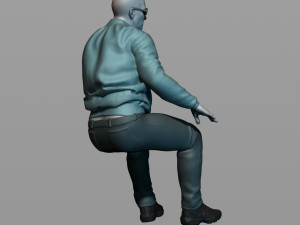 truck driver 3D Print Model