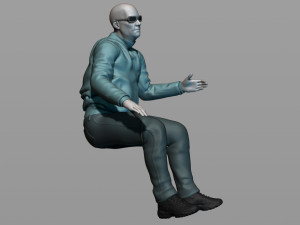 truck driver 3D Print Model