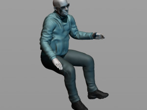 truck driver 3D Print Model