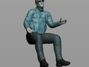 truck driver 3D Print Model