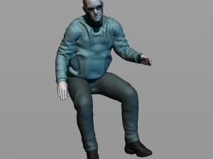 truck driver 3D Print Model