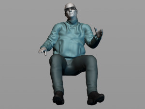 truck driver 3D Print Model