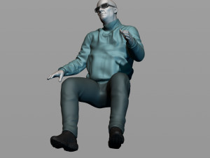 truck driver 3D Print Model
