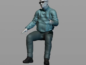 truck driver 3D Print Model