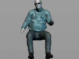 truck driver 3D Print Model