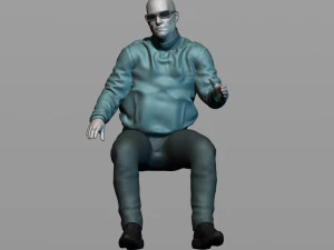 truck driver 3D Print Model