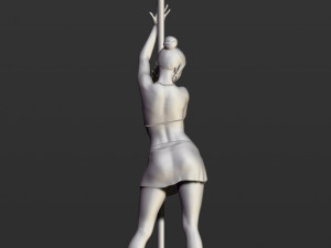 girl with an oar 3D Принт Модель