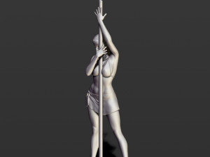 girl with an oar 3D Принт Модель