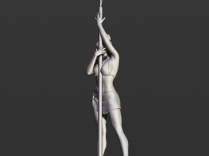 girl with an oar 3D Принт Модель