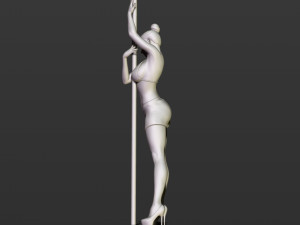 girl with an oar 3D Принт Модель