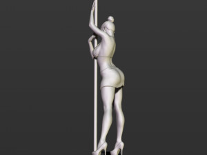 girl with an oar 3D Принт Модель