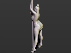 girl with an oar 3D Принт Модель