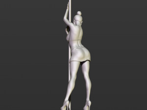 girl with an oar 3D Принт Модель