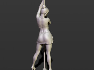 girl with an oar 3D Принт Модель