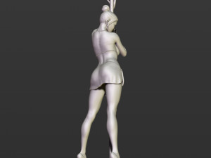 girl with an oar 3D Принт Модель