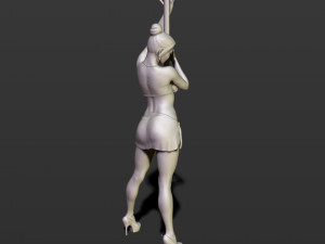 girl with an oar 3D Принт Модель