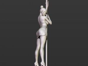 girl with an oar 3D Принт Модель