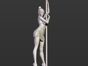 girl with an oar 3D Принт Модель