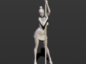 girl with an oar 3D Принт Модель