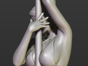 girl with an oar 3D Принт Модель