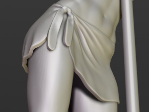 girl with an oar 3D Принт Модель