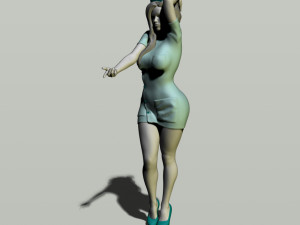 sexy nurse Modèles 3D en vedette