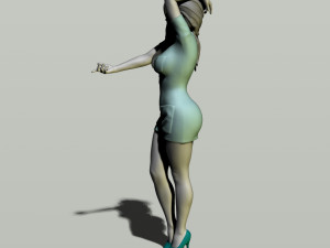 sexy nurse Modèles 3D en vedette