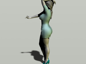 sexy nurse Modèles 3D en vedette