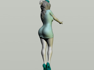 sexy nurse Modèles 3D en vedette