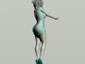 sexy nurse Modèles 3D en vedette