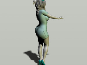 sexy nurse Modèles 3D en vedette