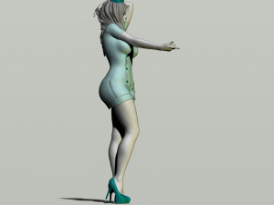 sexy nurse Modèles 3D en vedette