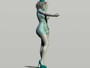 sexy nurse Modèles 3D en vedette