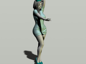 sexy nurse Modèles 3D en vedette
