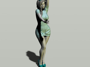 sexy nurse Modèles 3D en vedette