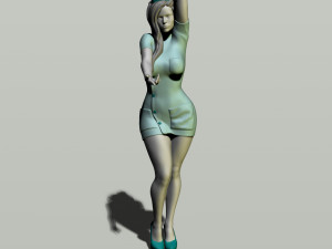 sexy nurse Modèles 3D en vedette