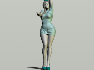 sexy nurse Modèles 3D en vedette