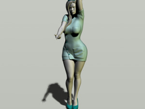 sexy nurse Modèles 3D en vedette