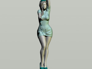 sexy nurse Modèles 3D en vedette