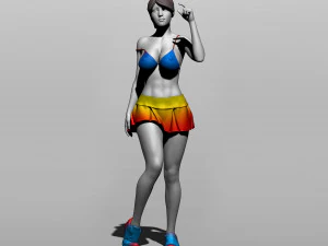 mujer bonita parte 8 Modelo de impresión 3D