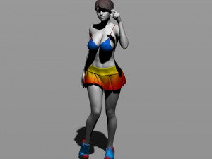 pretty woman part 8 3D Baskı Modeli
