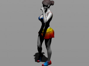 pretty woman part 8 3D Baskı Modeli