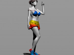 pretty woman part 8 3D Baskı Modeli
