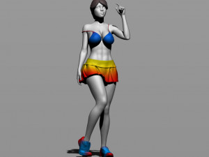 pretty woman part 8 3D Baskı Modeli
