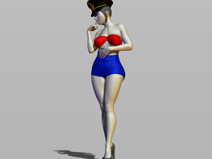pin upy girl Modello di stampa 3D