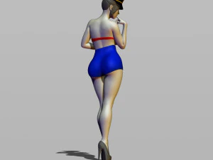 pin upy girl 3D Print Model