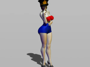 pin upy girl 3D Print Model