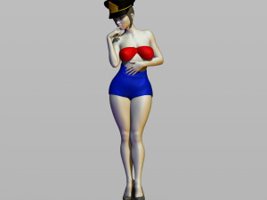 pin upy girl Modello di stampa 3D