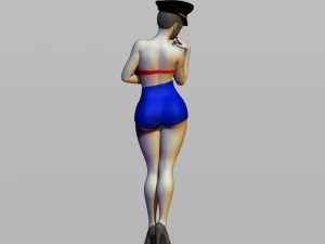 pin upy girl 3D Print Model