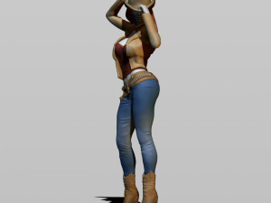 cowgirl 3D प्रिंट मॉडल